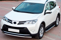 Toyota Rav 4 2013-2018 Progi Boczne BlackLine (2 szt, Aluminium) zdjęcia 1