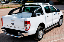 Ford Ranger 2011–2022 Progi Boczne BlackLine (2 szt, Aluminium) zdjęcia 1