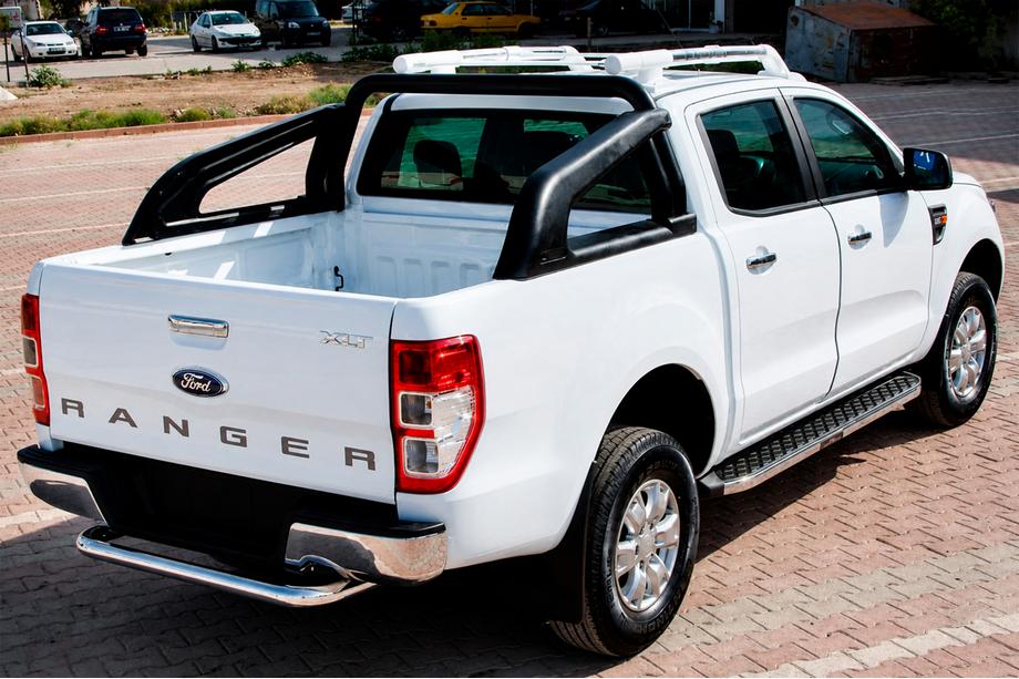 Ford Ranger 2011–2022 Progi Boczne BlackLine (2 szt, Aluminium) Image