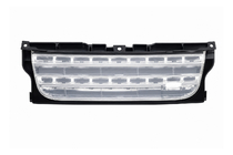 Land Rover Discovery III 2004–2009 Grill chłodnicy, czarna ramka / srebrna siatka (2014) zdjęcia 1