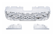 Land Rover Discovery Sport 2014- Srebrny grill + wloty w błotnikach zdjęcia 1