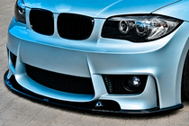 BMW 1 Series E81/E82/E87/E88 2004-2011 Przednia dokładka lip DPT (do 1M E87, 2004-2008, czarny połysk) zdjęcia 1