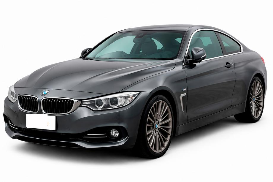 BMW 4 Series F32/F33/F36 2012-2020 Przedni lip spoiler DPT (do Base, czarny połysk) Image