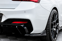 BMW 1 Series F20/F21 2011-2019 Tylne nakładki FLAP DPT (do F20, czarny połysk) zdjęcia 1