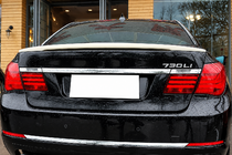 BMW 7 Series F01/F02 2008-2015 Spoiler DPT (Czarny Połysk) zdjęcia 1