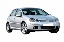 Volkswagen Golf 5 2003-2009 Przedni Lip DPT (Czarny Połysk) zdjęcia 1