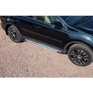Progi boczne OEM V4 Silver (2016-2018, 2 szt., aluminium) zdjęcia 1