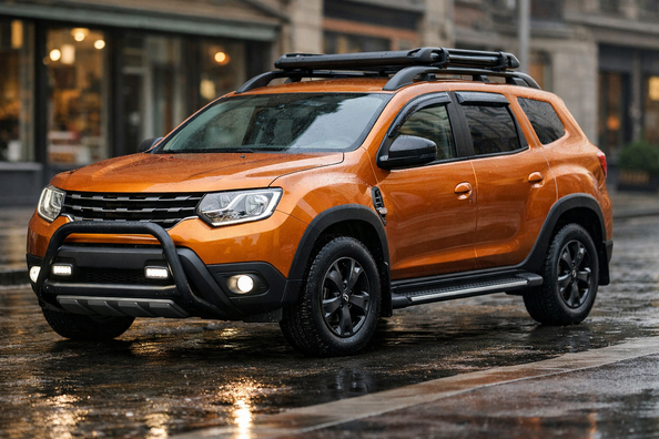 Startowy upgrade Renault Duster 2018–2024 do miasta i błota pośniegowego