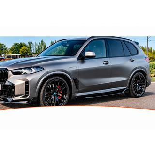 Nakładki progów DPT (2023+, czarny połysk) BMW X5 G05 2019–2026 zdjęcia 1