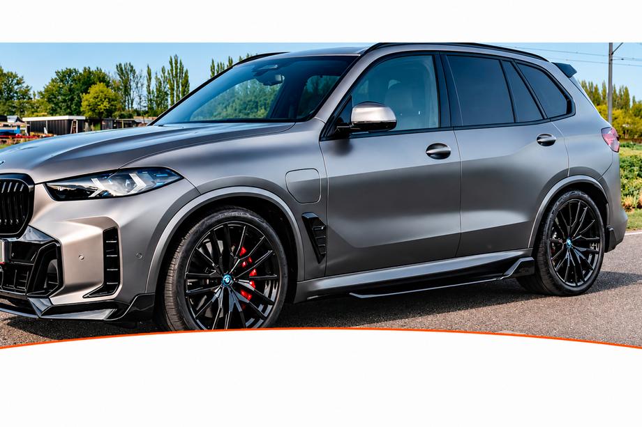 BMW X5 G05 2019–2026 Nakładki progów DPT (2023+, czarny połysk) Zdjęcia 1