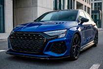 Audi A3 2020- Dokładka przedniego zderzaka (front lip) Lip DPT V2 (do RS3, 2020-2024, czarny połysk) zdjęcia 1