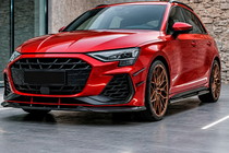 Audi A3 2020- Dokładka przedniego zderzaka Lip DPT V1 (Do RS3, 2024+, czarny połysk) zdjęcia 1