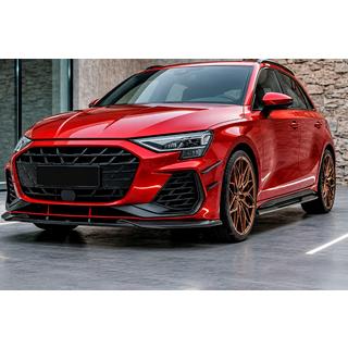 Dokładka przedniego zderzaka Lip DPT V1 (Do RS3, 2024+, czarny połysk) Audi A3 2020- zdjęcia 1