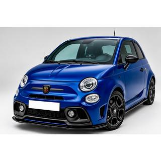 Dokładka przedniego zderzaka typu lip DPT (do Abarth, czarny połysk) Fiat 500/500L 2013-2022