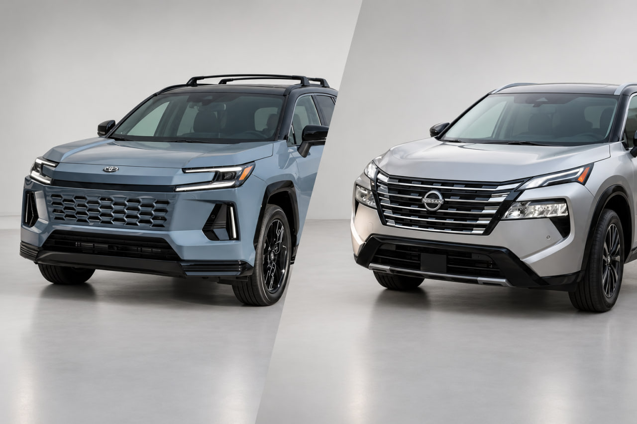 Nissan Rogue Hybrid 2027 vs Toyota RAV4 Hybrid 2026: spalanie, specyfikacja, cena i co lepsze