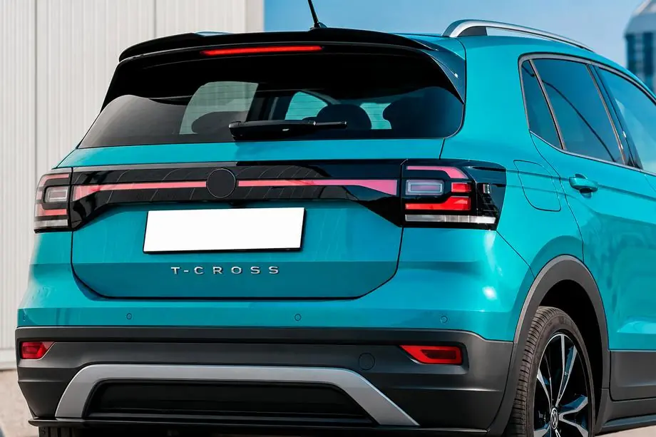 Volkswagen T-Cross 2019- Spoiler DPT (Czarny Połysk) Zdjęcia 1