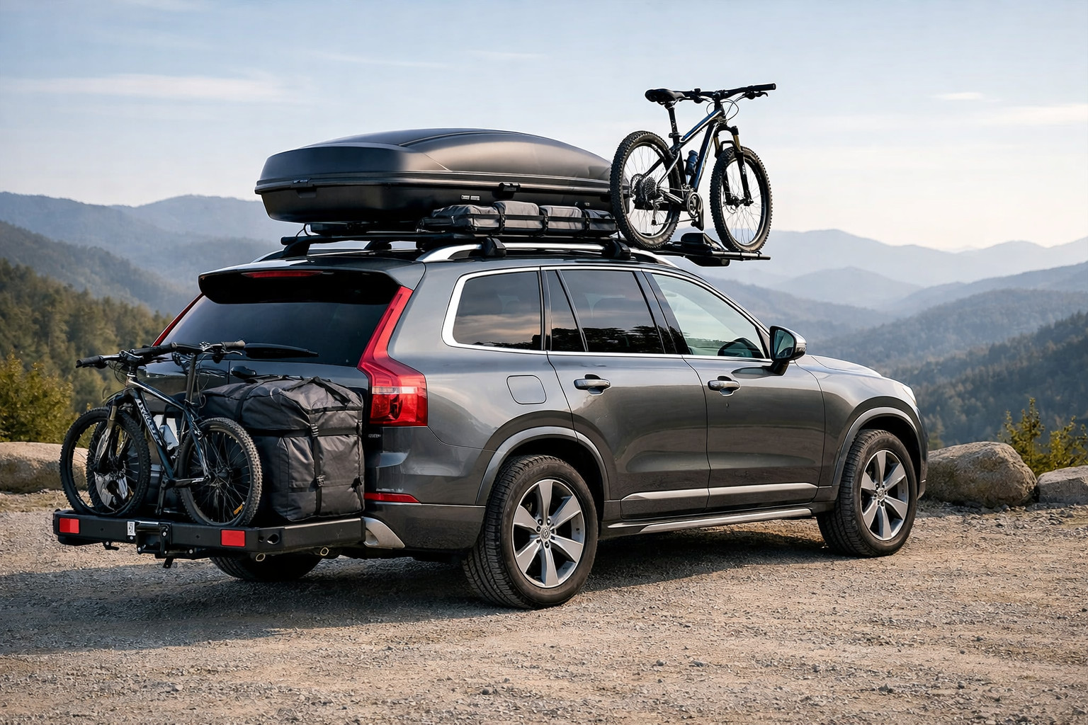 Co zamontować w Volvo XC90 na bagaż dachowy i dalekie wyjazdy