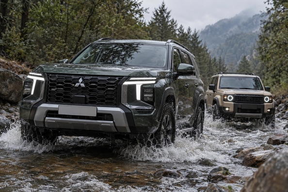 Mitsubishi Pajero 2027 vs Toyota Land Cruiser Prado 250: ktorego terenowego SUV-a na ramie wybrac Zdjęcie 1