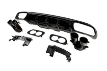 Mercedes E-class W213 2016-2023 Dyfuzor tylny z końcówkami wydechu E53-Design Black (do Base) zdjęcia 2
