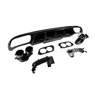 Dyfuzor tylny z końcówkami wydechu E53-Design Black (do Base) zdjęcia 3