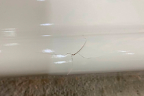 Volkswagen Caddy 2010-2015 Wyprzedaż spoiler ABS (biały połysk) zdjęcia 3