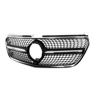 Przedni grill Diamond Black (2014-2023 do Vito W447) Mercedes Vito/V-class W447 2014- zdjęcia 2