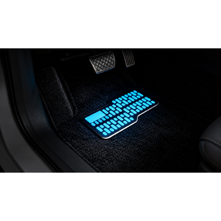 Podpiętka do dywaników samochodowych Neon Blue zdjęcia 2