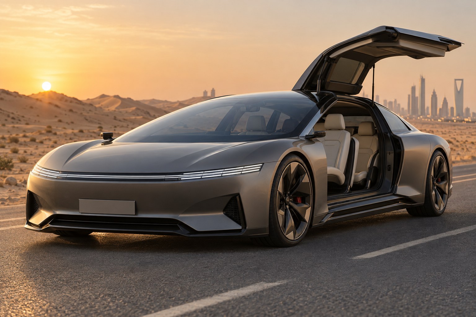 Ceer Exobot: Arabia Saudyjska pokazała pierwsze elektryki — sedan i SUV o mocy 850 KM