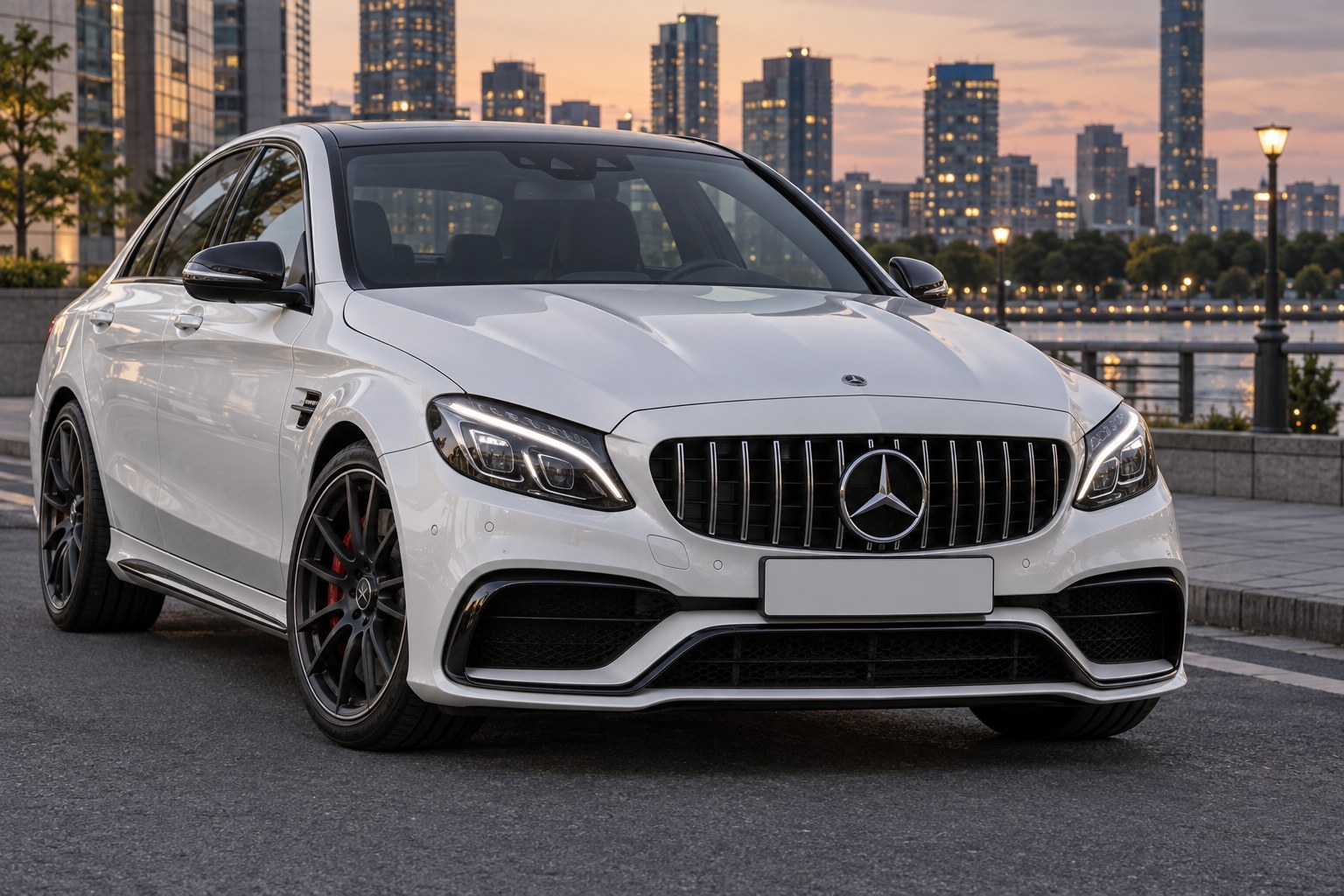Mercedes C-Class W205 w stylu W206 lub C63 AMG: facelift i body kit – co da się zamontować