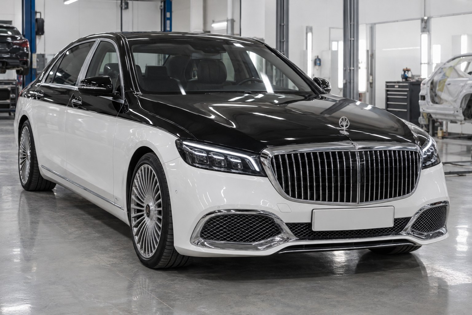 Mercedes S-Class W221 w stylu W222 lub W223: lifting o dwie generacje później – w tym Maybach i S63