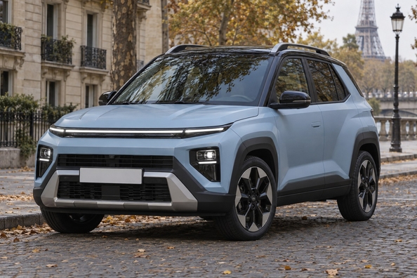 Nowy Hyundai Bayon 2. generacji: Paryż, wymiary, hybryda 1.6, wnętrze Zdjęcie 2