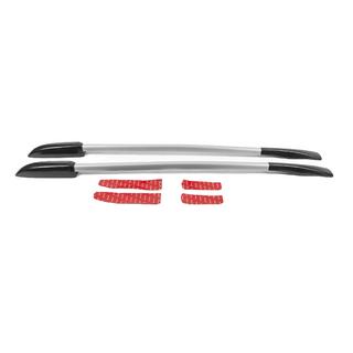 Oryginalne szare relingi dachowe (aluminium, montaż na taśmę dwustronną) Nissan Qashqai 2010-2014 zdjęcia 1