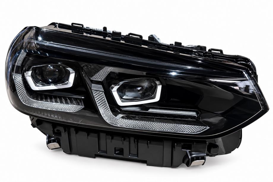 BMW X3 G01 2018- Przednie reflektory Black Shadow Line LCI (do aut po konwersji 2022–2024) Zdjęcia 1