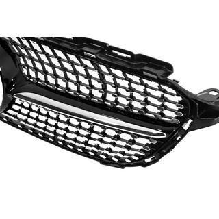 Przedni grill Diamond Black (do Avantgarde/AMG-Line/C43 AMG) Mercedes C-class W205 2014-2021 zdjęcia 4