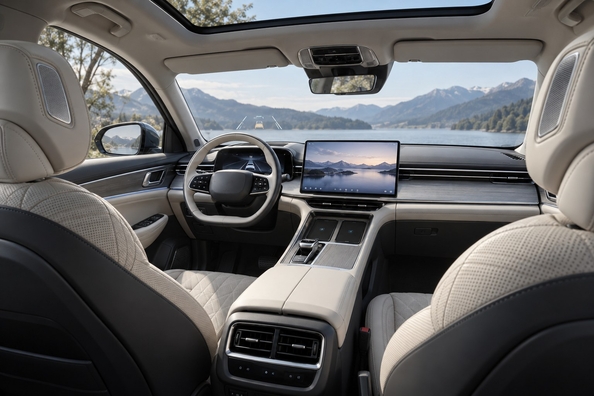 Geely Monjaro EM-i: hybryda plug-in Geely dla Europy — rywal Skoda Kodiaq Zdjęcie 1