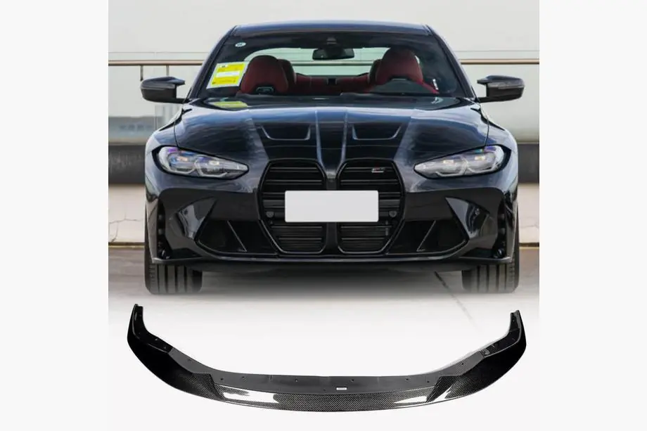 BMW 3 Series G20/G21 2018- Dokładka przedniego zderzaka Lip V11 (do G80, karbon) Zdjęcia 1