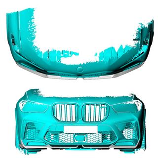 Karbonowe nakładki na przedni zderzak Flap (2018-2022, karbon) BMW X5 G05 2019–2026 zdjęcia 2