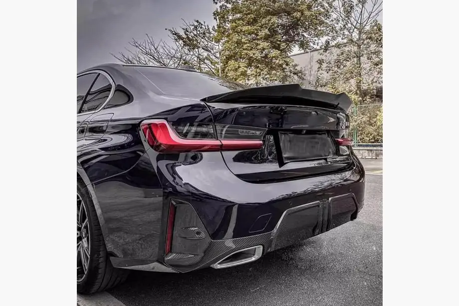 BMW 3 Series G20/G21 2018- Dyfuzor tylnego zderzaka (do G20 2022+, karbon) Zdjęcia 1