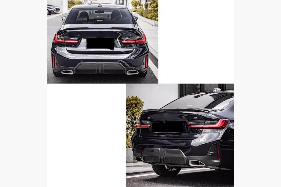 BMW 3 Series G20/G21 2018- Dyfuzor tylnego zderzaka (do G20 2022+, karbon) Zdjęcia 2
