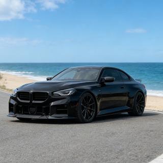 Dokładka przedniego zderzaka Lip V3 (do G87, karbon) BMW 2 Series G42 2021- zdjęcia 3