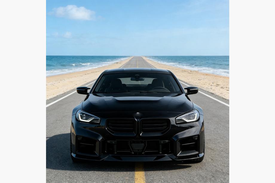 BMW 2 Series G42 2021- Dokładka przedniego zderzaka Lip V3 (do G87, karbon) Zdjęcia 2