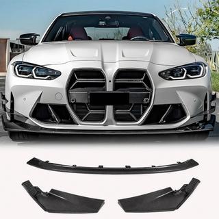 Splitter przedniego zderzaka Lip V12 (do G80, karbon) BMW 3 Series G20/G21 2018- zdjęcia 1