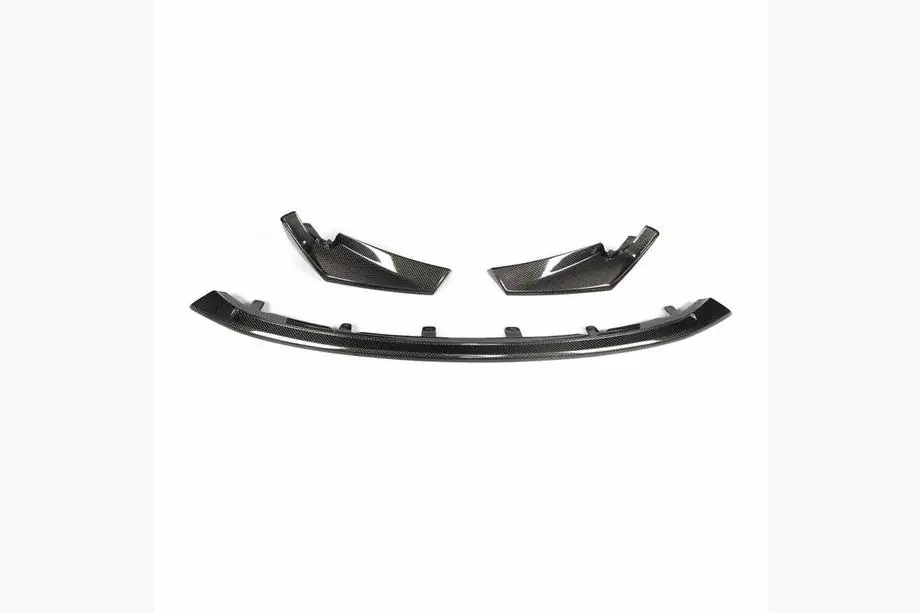 BMW 3 Series G20/G21 2018- Splitter przedniego zderzaka Lip V12 (do G80, karbon) Zdjęcia 3