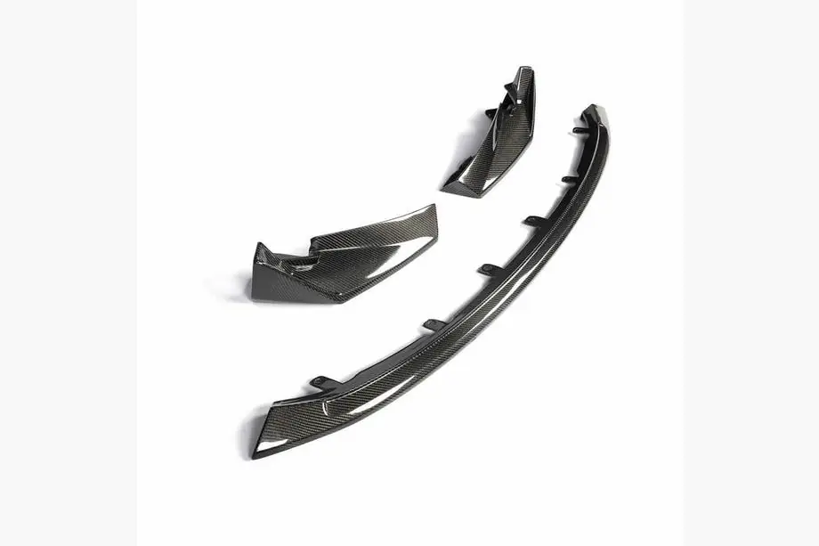 BMW 3 Series G20/G21 2018- Splitter przedniego zderzaka Lip V12 (do G80, karbon) Zdjęcia 4