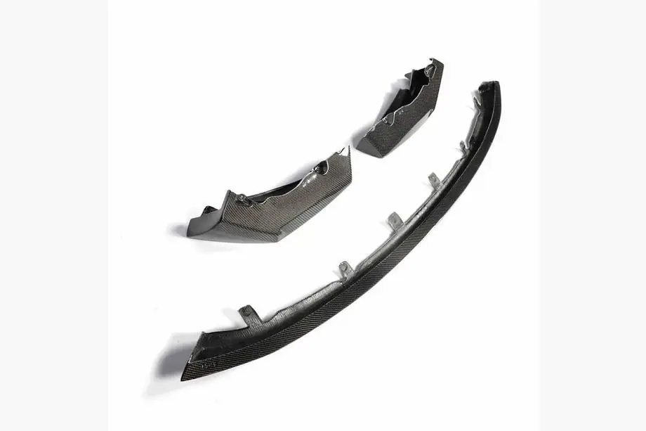 BMW 3 Series G20/G21 2018- Splitter przedniego zderzaka Lip V12 (do G80, karbon) Zdjęcia 7