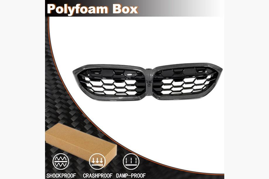 BMW 3 Series G20/G21 2018- Grille nerki Diamond Carbon (2022+) Zdjęcia 5