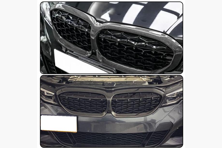 BMW 3 Series G20/G21 2018- Nerki Diamond Carbon (2018-2022) Zdjęcia 2
