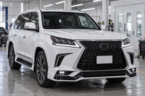 Lexus LX570 2008–2015 w stylu 2016 lub TRD Superior: lifting – zestawy, lampy i co dopracować Zdjęcie 2
