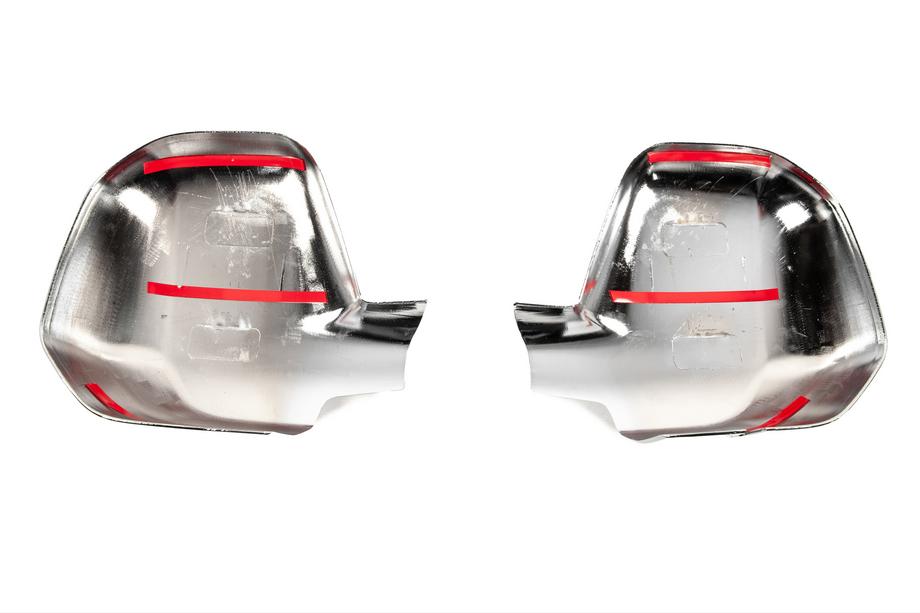Peugeot Partner Tepee 2008-2018 Nakładki na Lusterka (2 szt., Stal Nierdzewna) Zdjęcia 4