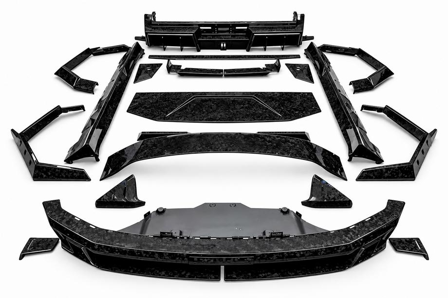 Tesla Cybertruck 2023- Zestaw body kit MNSR Carbon Zdjęcia 3